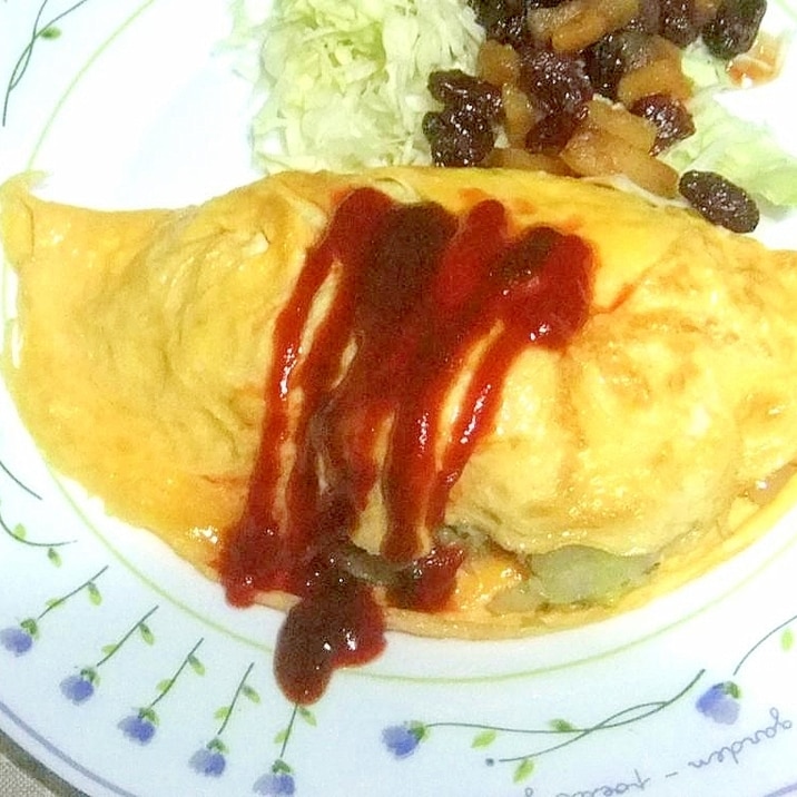野菜と国産チーズのオムレツ